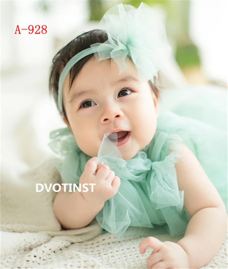 Dvotinst Baby Girls Photography Props Tutu Flora Dresses+Headband Set for 3-4M Fotografia Wedding Party Studio Shoots Photo Prop | Детская