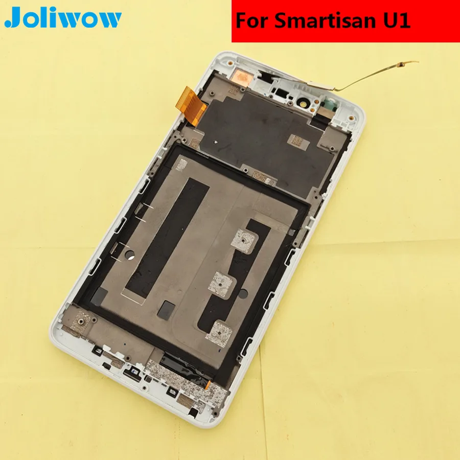 

For Smartisan U1 YQ601 YQ603 YQ607 LCD Display Touch Screen with frame+tools Digitizer Assembly Smartphone Replacement 5.5"