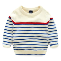 2021 spring autumn winter 2 3 10 new years christmas gift o neck knitted school color patchwork baby kids boys striped sweaters