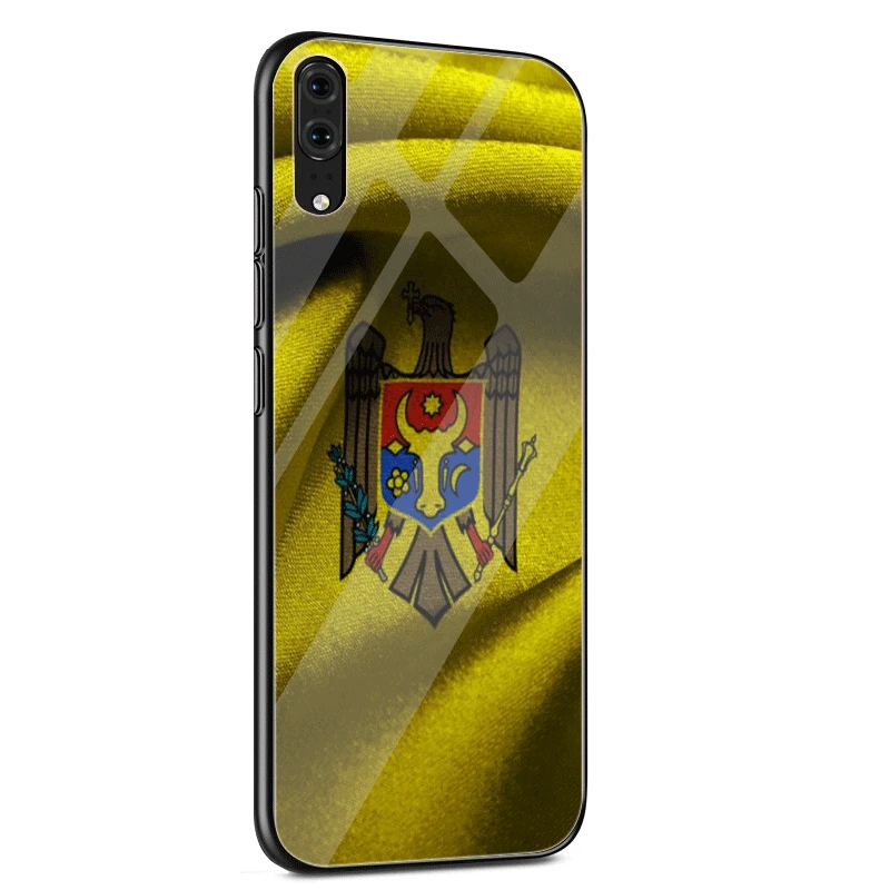 Desxz стеклянный чехол для телефона Huawei Mate Honor 8X 9 10 7A 20 P30 P20 P10 Lite Pro P Smart Cover Флаг