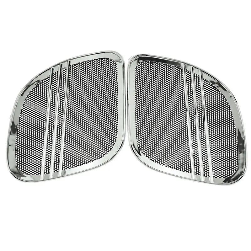 Chrome REWMTER мотоцикл Высокое качество черный/хром Tri-Line динамик рог крышка для Harley Touring Road Glide FLTRX - Цвет: Chrome
