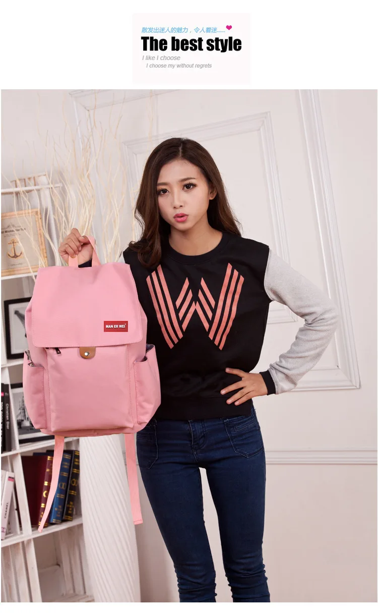 Shoulders Waterproof Student A Bag Leisure Travel laptop anti theft Backpack women mochila school bags for teenage girls