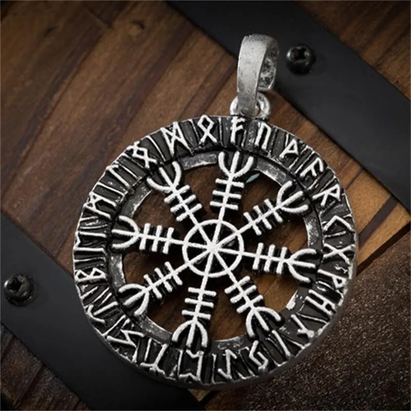 Viking Aegishjalmur РУНИЧЕСКАЯ подвеска Этническая Прямая поставка без цепи|drop pendant|viking rune