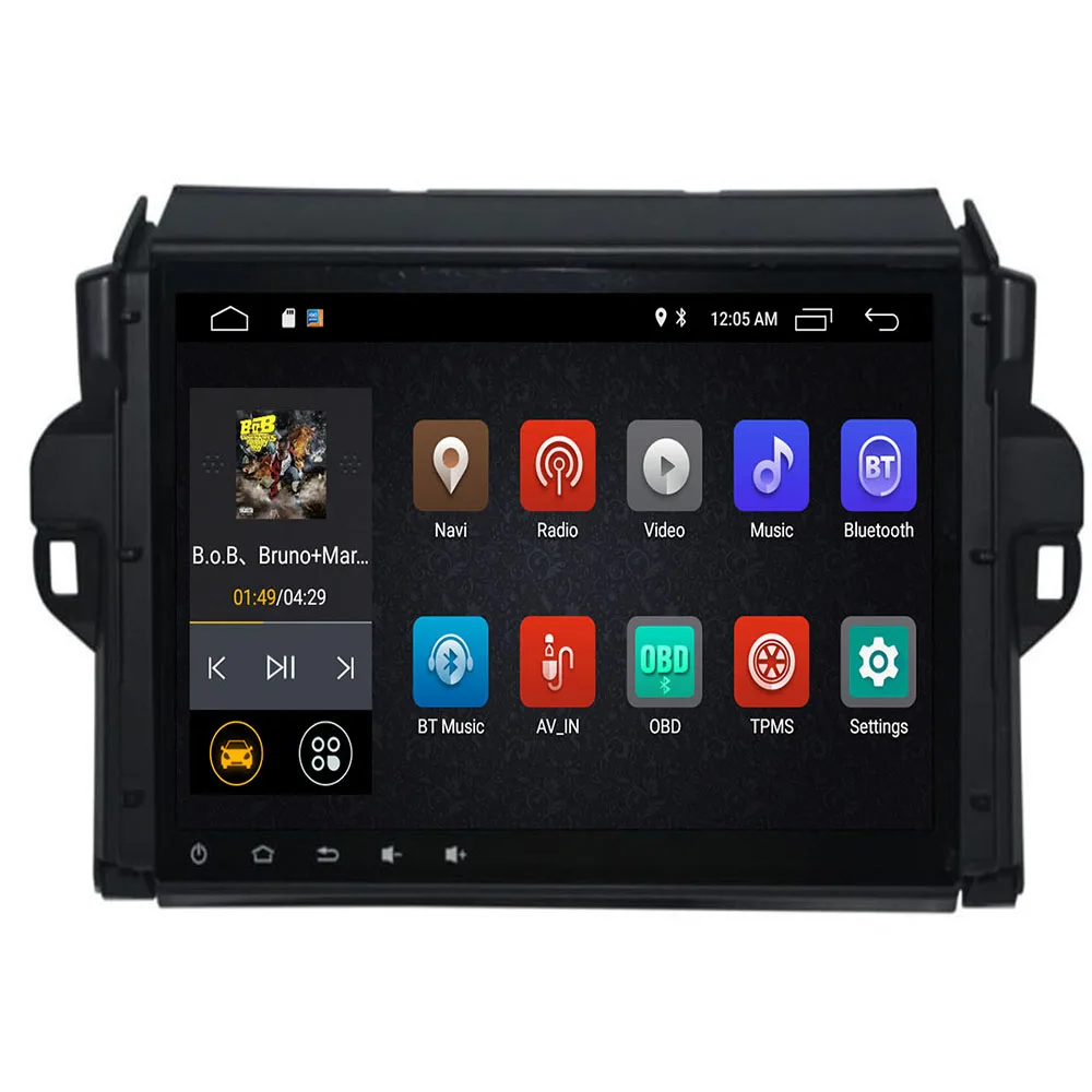 Android 10 Octa Core PX5 подходит для Toyota Fortuner /SW4 2015- 2019 автомобильный dvd-плеер навигация GPS
