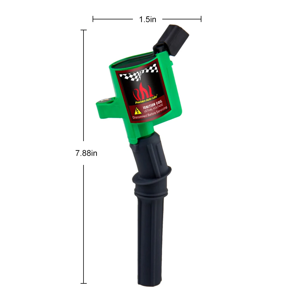 PRECISION AUTO LABS DG508 катушка зажигания 1 шт. зеленая для Ford Lincoln Mercury C1454 17 FD503 DG457 DG47213062237