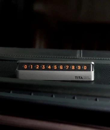 TITA временная остановка знак парковки автомобиля номер карты многонациональные