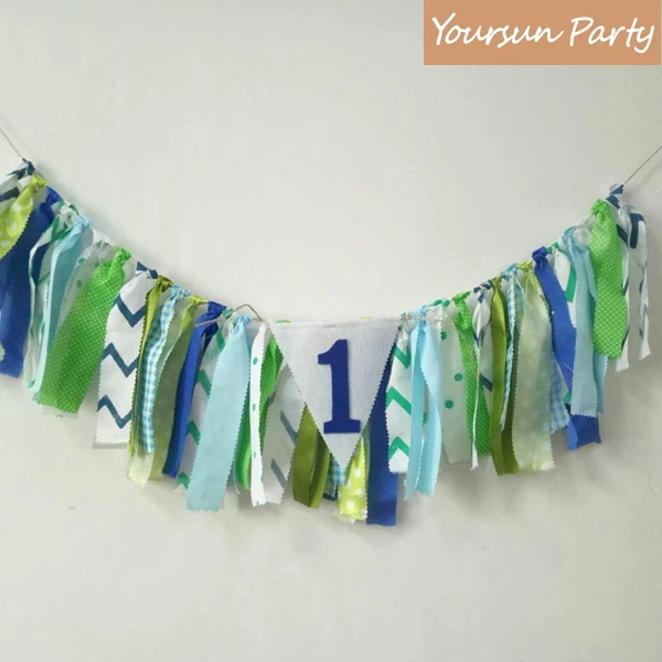 Тропический лес вдохновил день рождения ребенка первый год знак баннеры зеленый