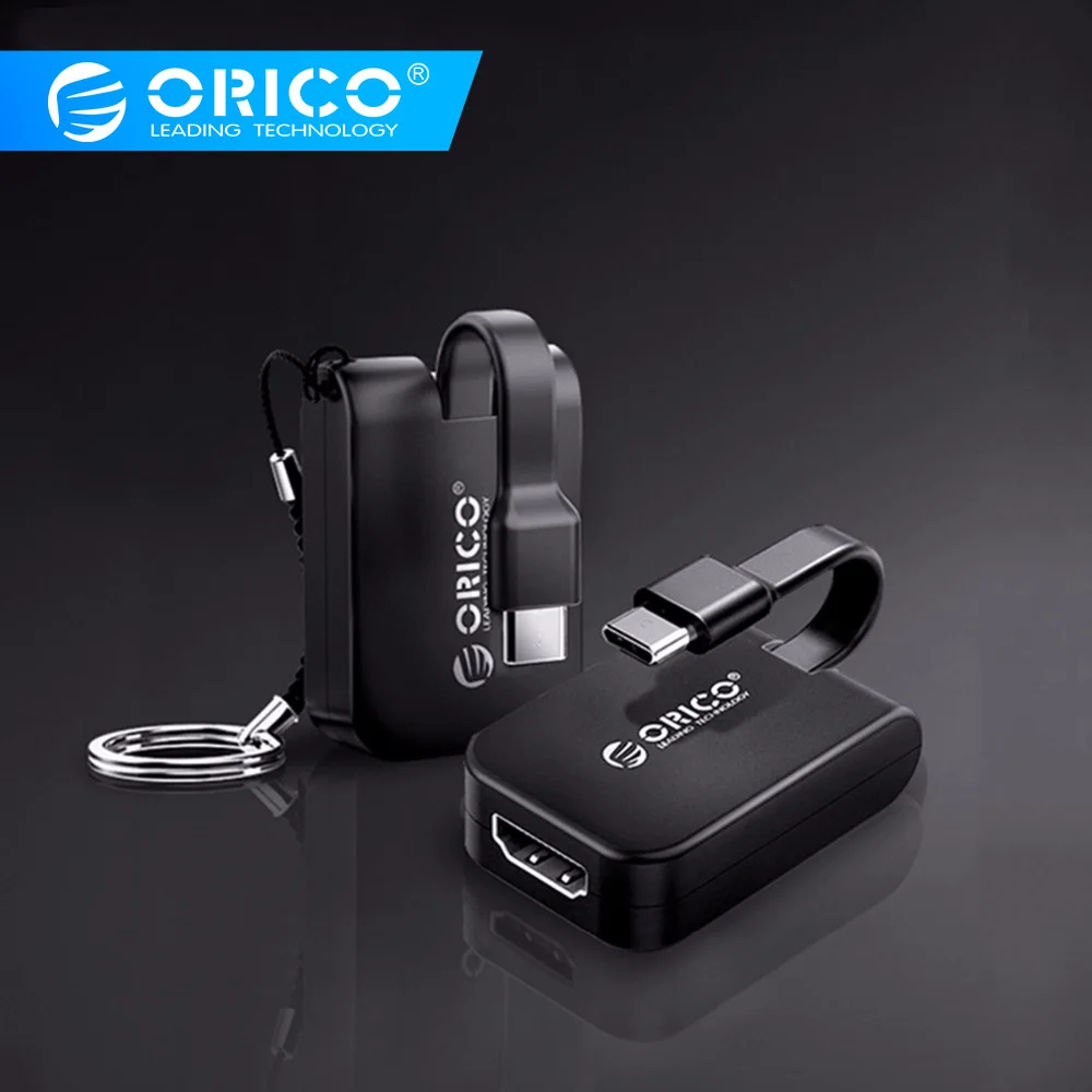 Конвертер ORICO Type C USB HDMI VGA DP Mini адаптер 5 см концентратор для MacBook/HUAWEI P10