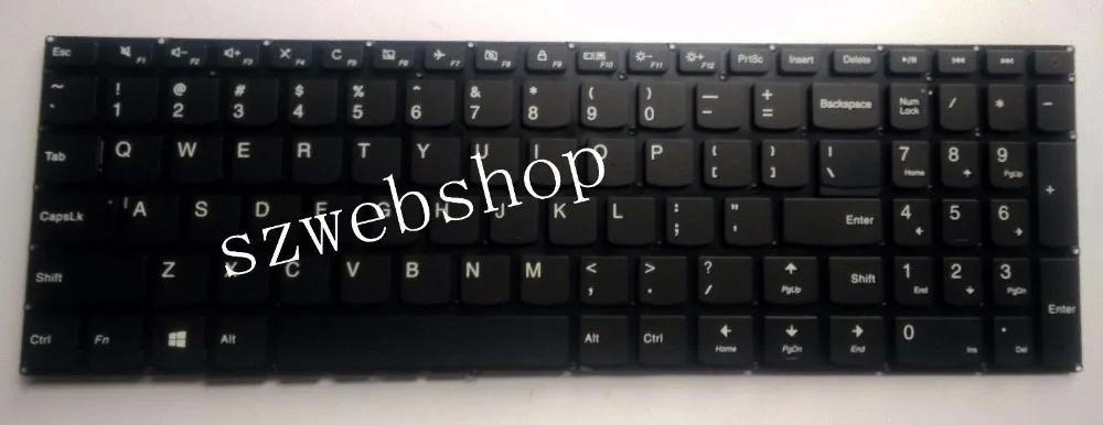 Клавиатура для LENOVO IdeaPad 110-15ACL английская американская клавиатура latpop без рамки