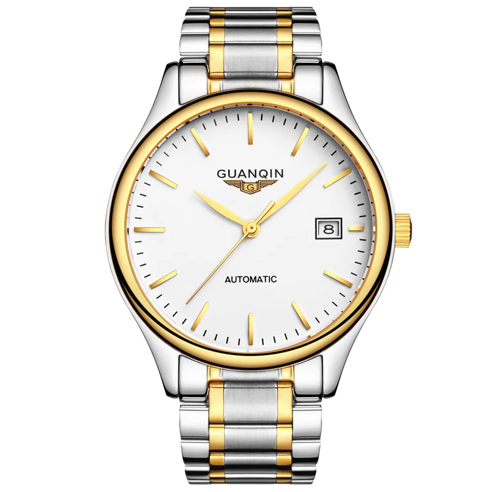 Relogio Masculino GUANQIN GJ16054 мужские часы Топ бренд класса люкс бизнес стальной пояс
