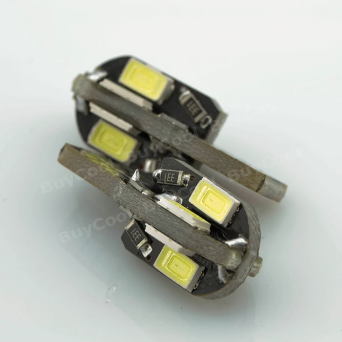 10 шт. Canbus T10 8smd 5630 5730 Светодиодная автомобильная лампа NO OBC ERROR W5W 194 SMD для стайлинга