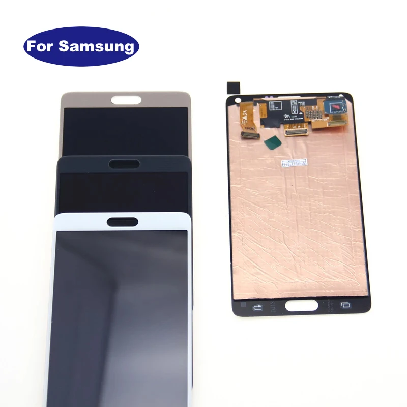 Сменный ЖК дисплей для Samsung Galaxy Note 4 Note4 N 910 N910A N910F экран с сенсорным дигитайзером в