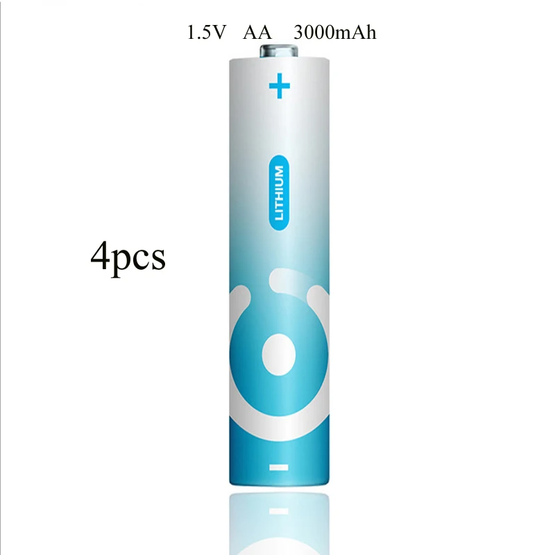 Soravess 4PC 1 5 V AA литиевая батарея 1100mah 3A LiFeS2 элемент батареи для камеры и