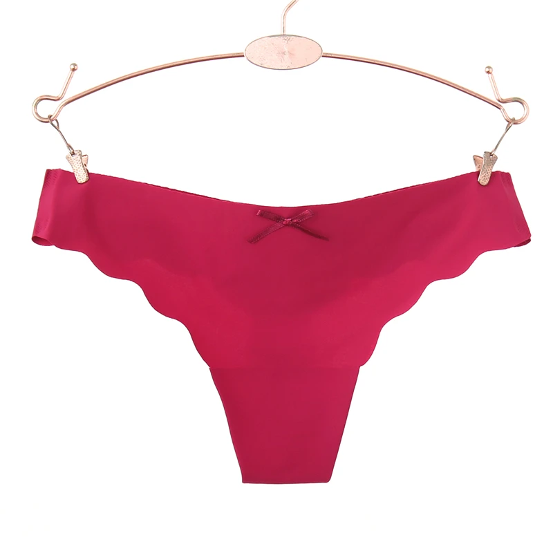 3 шт./лот женское нижнее белье сексуальное G String бесшовные однотонные трусики