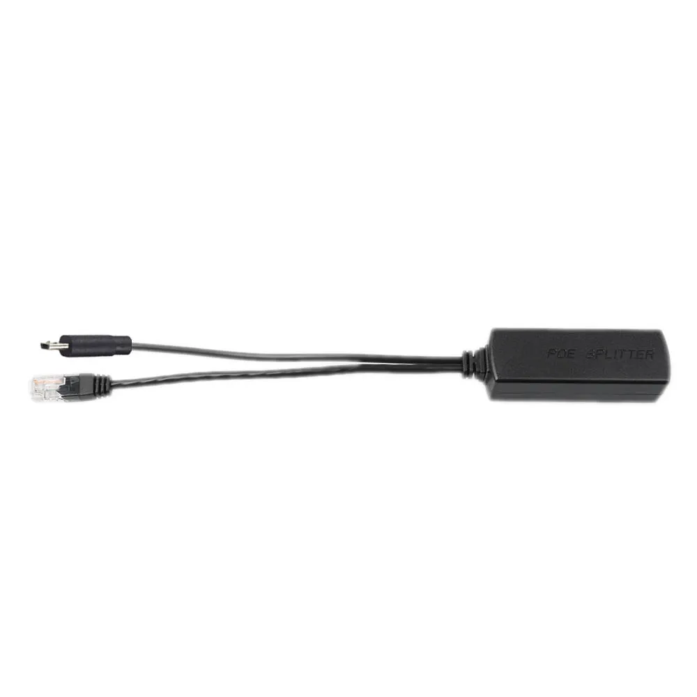 Питание через Ethernet 48В до 5В 2.4A IEEE 802.3af Micro USB Активный сплиттер POE для планшета Dropcam