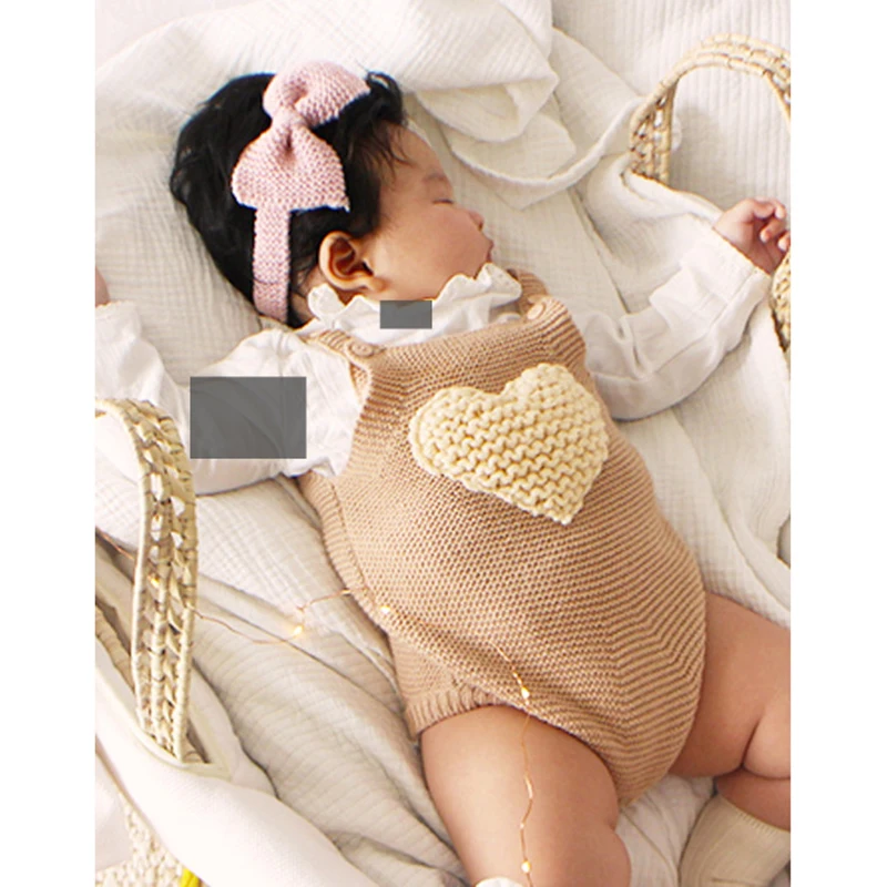 

Autumn Winter Newborn Rompers Knit Baby Boys Rompers Clothes Woolen Cotton Infant Baby Girls Overalls Jumpsuit