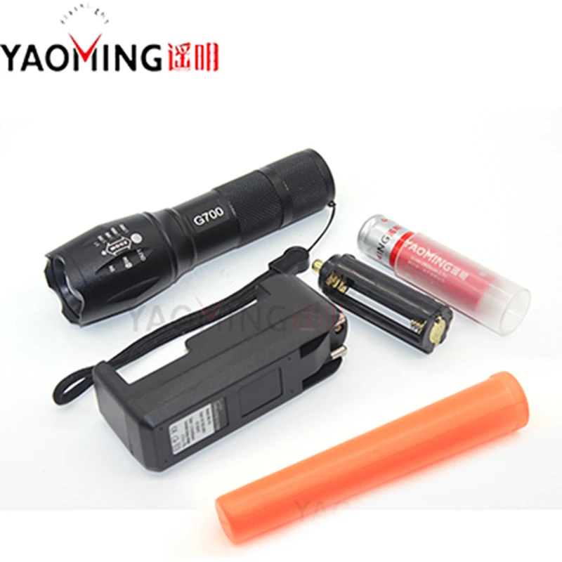 Cree xm l t6 led 10 Вт перезаряжаемая направляющая светящаяся палочка фонарик