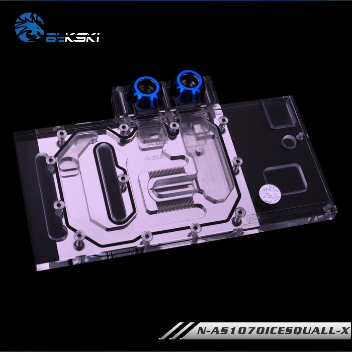 Блок водяного охлаждения Bykski для ASUS GTX1060 1070 графический процессор с процессором