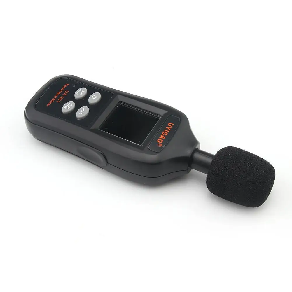 Цифровой Мини Измеритель шума уровня звука децибел Тестер 35 135dB ЖК дисплей