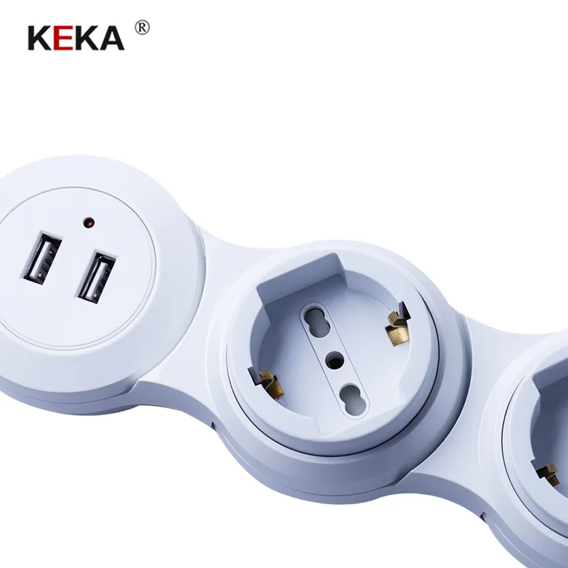 Розетка электрическая KEKA европейского стандарта регулируемая для кухни и стола