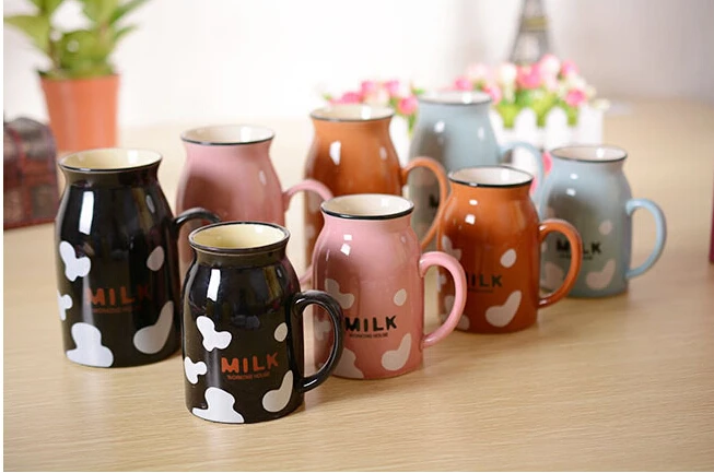 1 шт. Новая Домашняя Модная креативная керамическая кружка для молока маленькие и