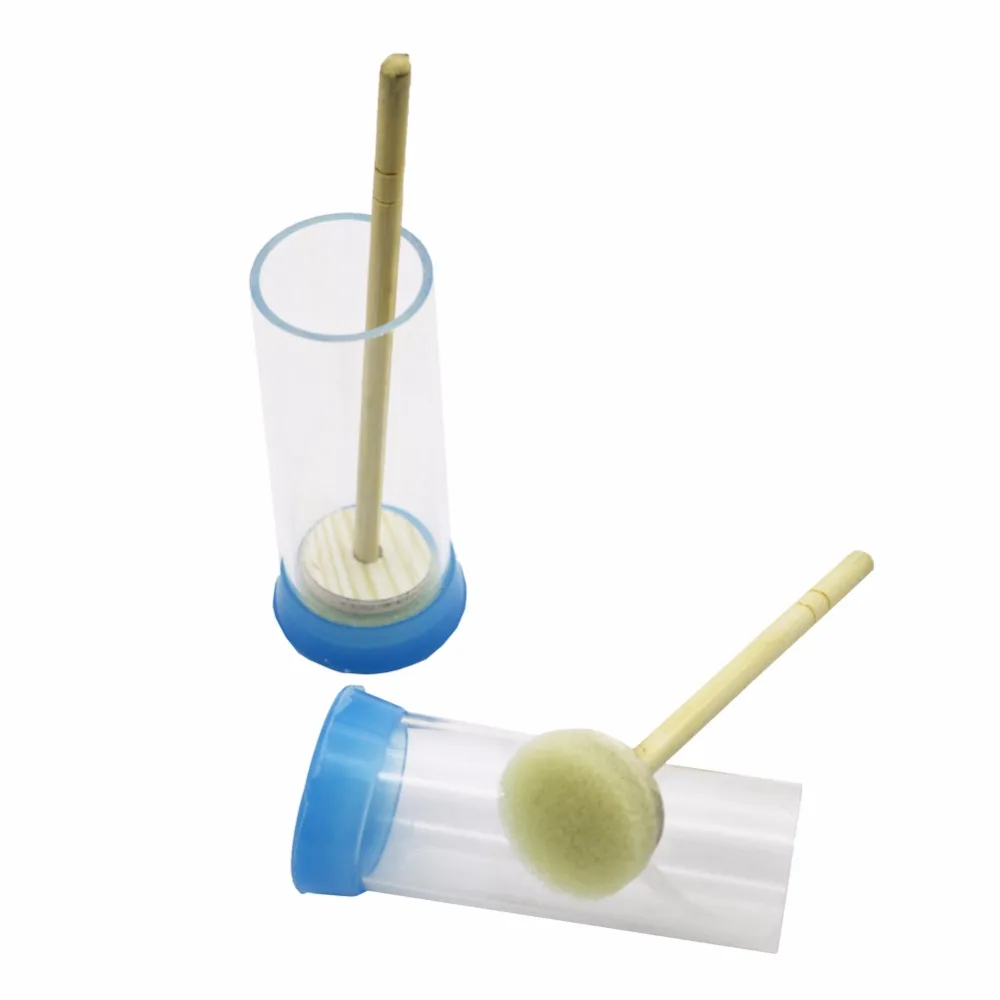 Пластиковая флакон для маркировки пчеловодства 1 шт. деревянные палочки с губкой