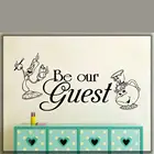 Быть нашим гостем художественная наклейка для дома Наклейка Водонепроницаемый Виниловый Настенный декор наклейки для мальчиков и девочек Декор для комнаты росписи G527