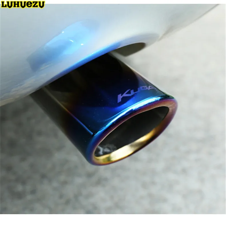 Luhuezu Нержавеющая сталь хвост наконечник на глушетель выхлопной трубы для Ford Escape