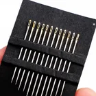 Боковое отверстие швейные иглы из нержавеющей стали высокого качества 12 шт.лот; Многоразмерные х Швейные иглы DIY Лидер продаж слепой иглы для штопки