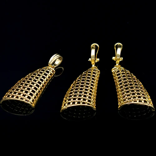 Earrings Pendant Sunny Jewelry, висячие украшения,, модные серьги, Подвеска для женщин, ювелирный набор, сплав, выдалбливают, труба, шар, вечерние, на каждый день - Окраска металла: Earrings Pendant
