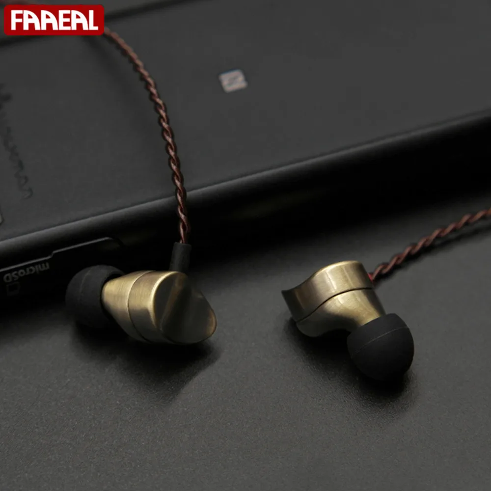 Новые металлические наушники FAAEAL Crescent вкладыши Hifi музыкальные спортивные для