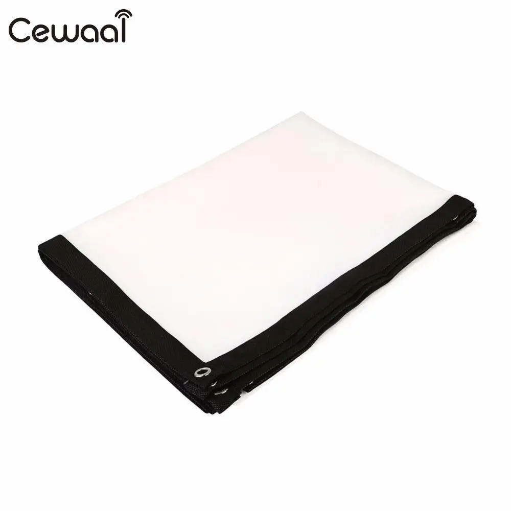 Портативный проектор Cewaal 120 дюймов 16:10 БЕЛЫЙ Проекционный экран для HD проектора