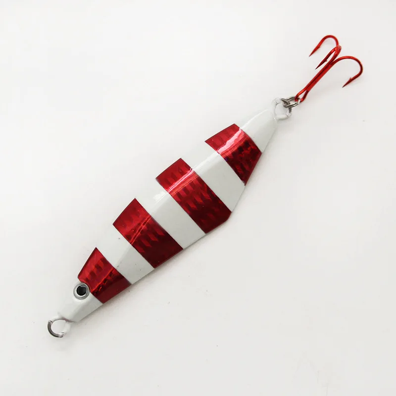 

Metal Jigging Spoon 60g 3D Eyes Artificial Bait Boat Fishing Jig Lures Super Hard Lead Fish Fishing Lures High Quality
