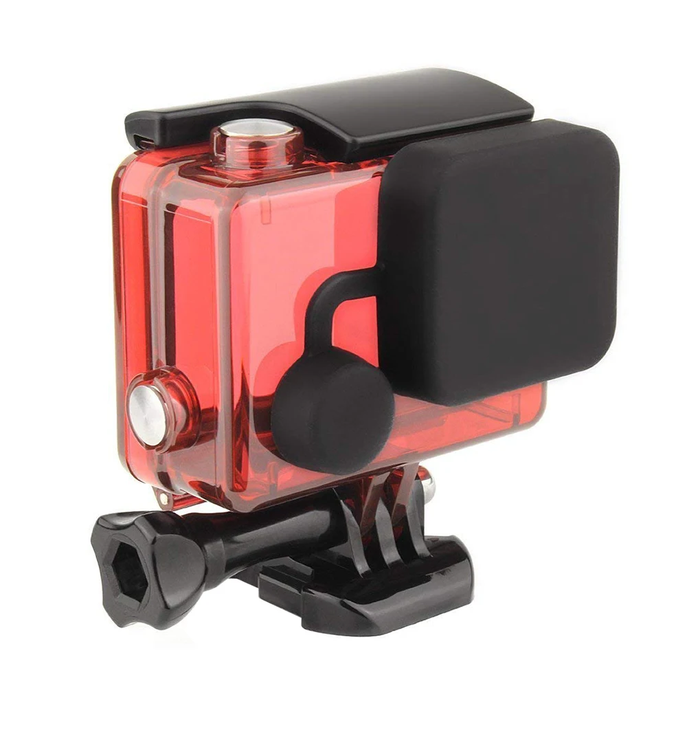 4 в 1 корпус крышка объектива Замена батареи дверь боковая крышка для GoPro Hero 4 3+ черный серебряный камера Go Pro аксессуар
