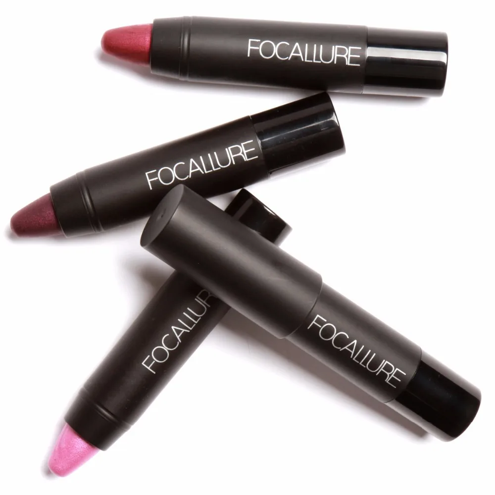 Focallure Pro Металлический Блестящий Блеск для женщин красивая сексуальная губная