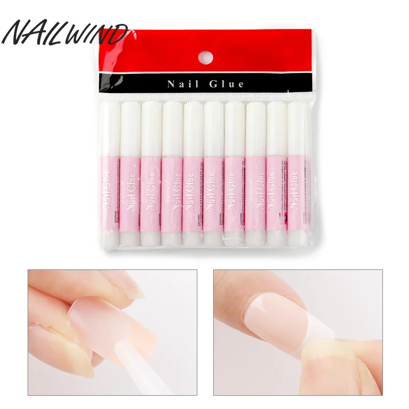 NAILWIND 10 шт./лот клей для ногтей дизайна страз декоративные акриловые аксессуары 2