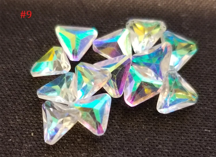 

50pcs Crystal Rhinestone AB Color 6x6x6 mm Rhinestones stone gems crystals charms , Embellishment and DIY Decorations, J514hj147