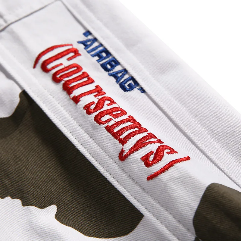 Мужские брюки из чистого хлопка GXXH модные брендовые большого размера с