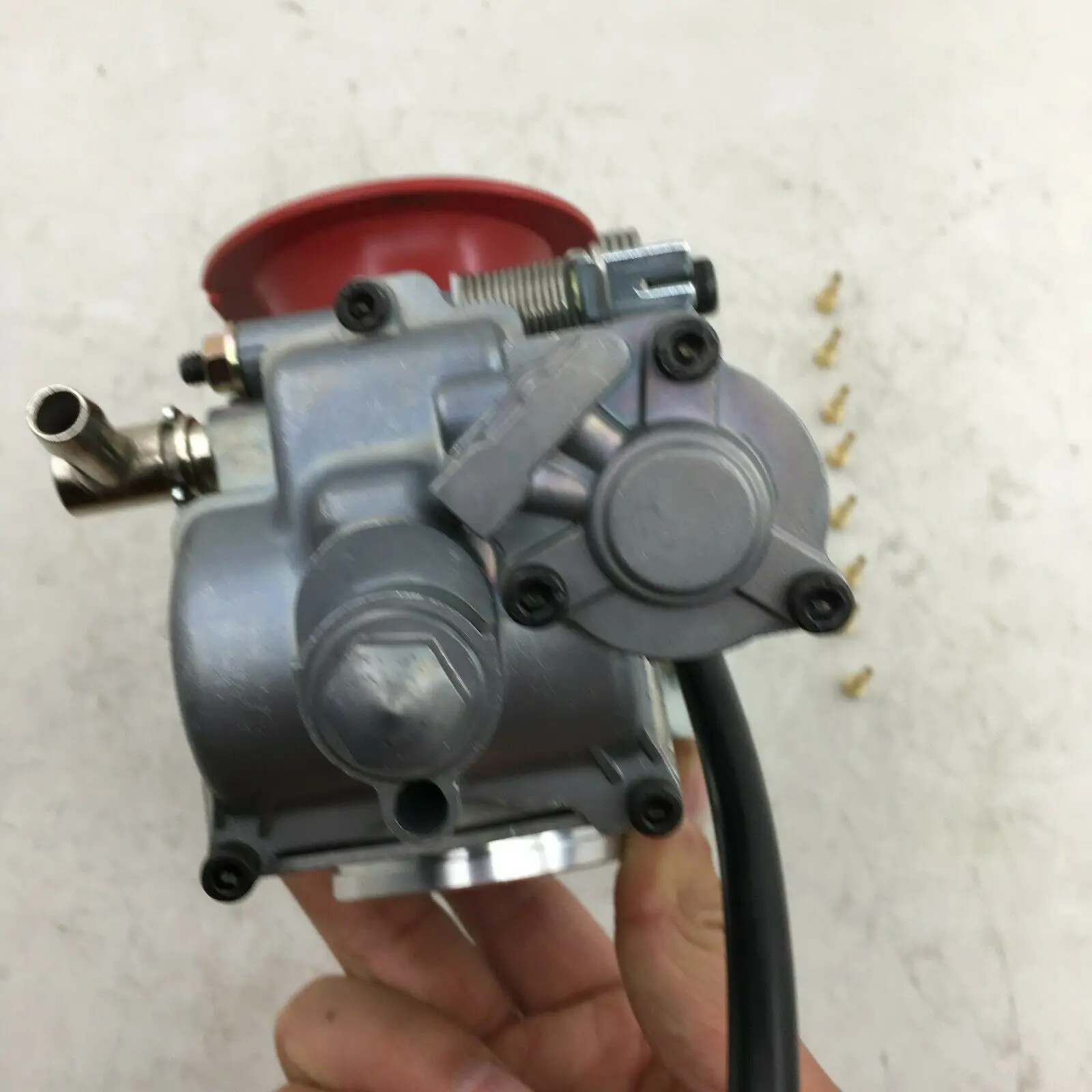 SherryBerg CARB FCR39 Наклонный боковой карбюратор FCR39 FCR 39 Flatslide карбюратор для KTM XR DR KLX KLX400 DRZ 400S 400S 400E 39 мм