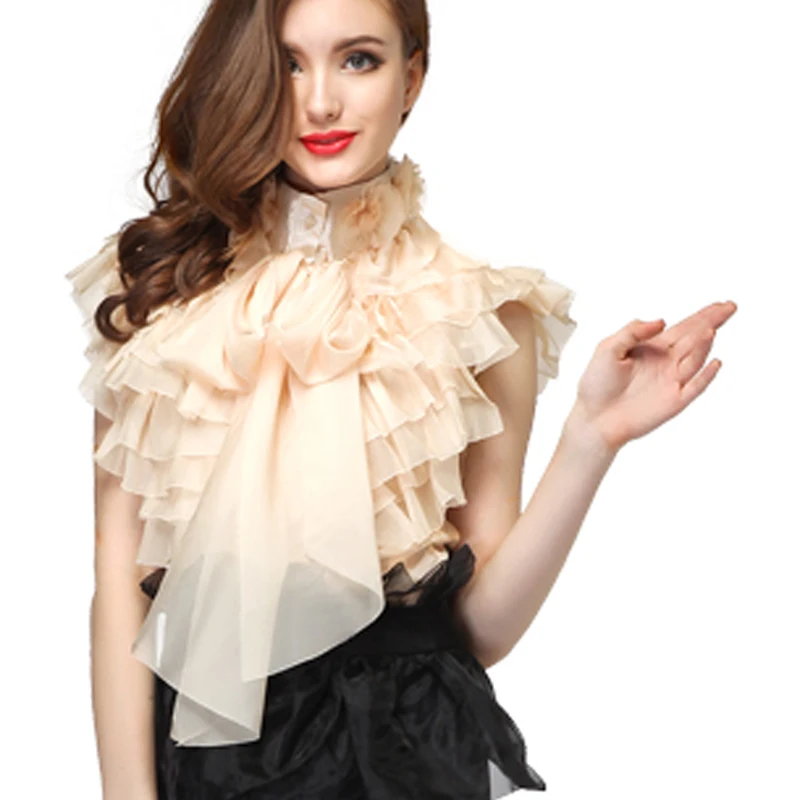 Высококачественная Новая Мода 2017 дизайнерский Топ Женская блузка с каскадными