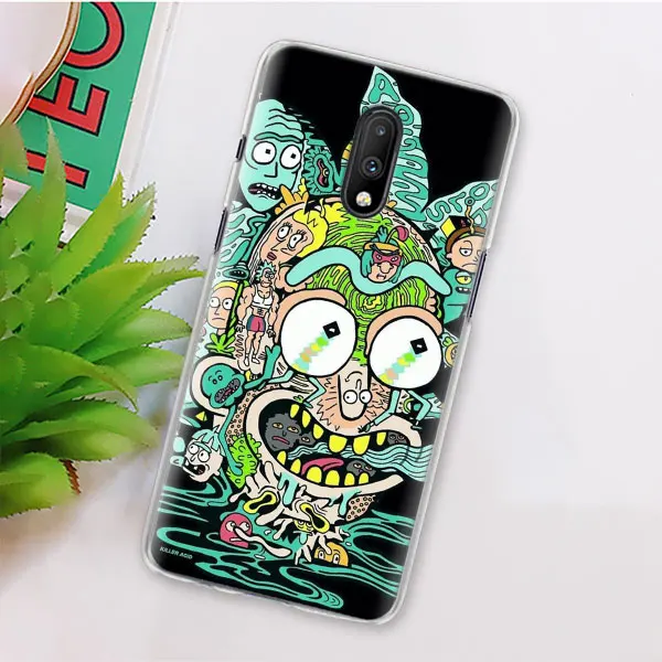 13 Чехол для телефона Rick and marty Pickle Rick для Oneplus 7 7T Pro 6 5T 6T Твердый чехол для Oneplus 7 7T Pro Чехол Coque - Цвет: 13