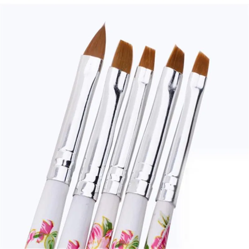 5 шт. УФ гель для акриловых ногтей|nail art brush|nail design brushacrylic nail brush |