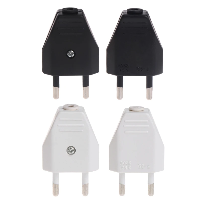 Новинка 2019 2 шт немецкий тип европейские Pin вилки сетевые кабели 2.5A 220V