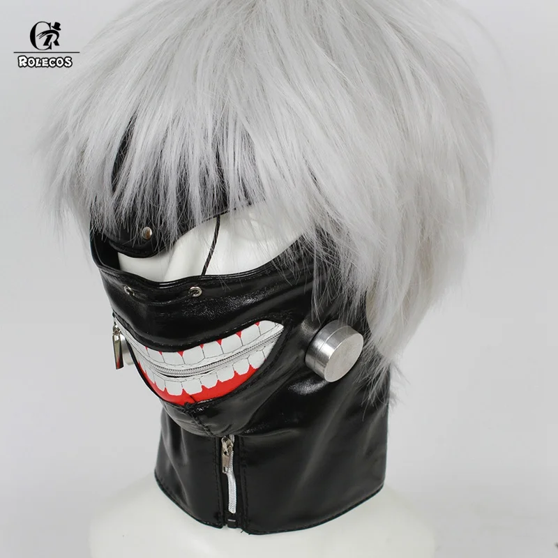 ROLECOS маска для косплея в стиле японского вурдалак Kaneki Ken мужская искусственный