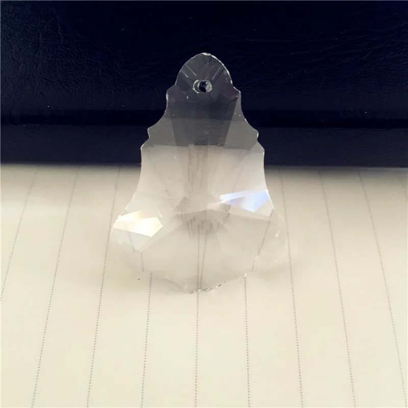 Хит продаж прозрачные стеклянные призматические Подвески 38 мм 50 шт. люстра