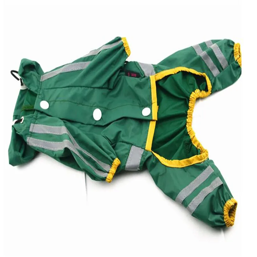Новинка дождевик для собак регулируемый Блестящий Стильный домашних животных