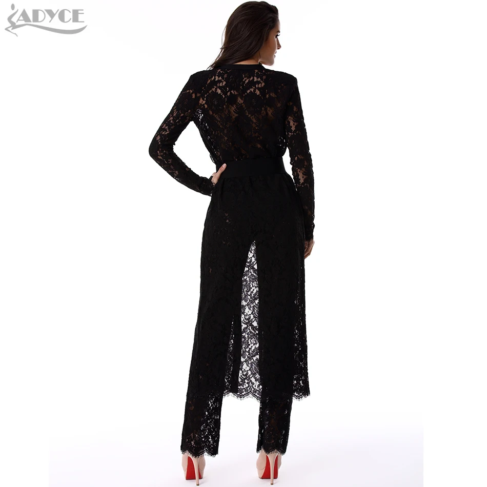 2019 лето новые женские базовые пальто Роскошные черные кружевные пояса для с