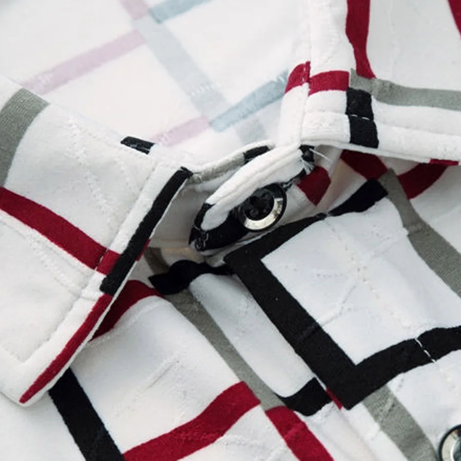 Рубашка мужская из мерсеризованного хлопка тонкая крутая блузка с коротким