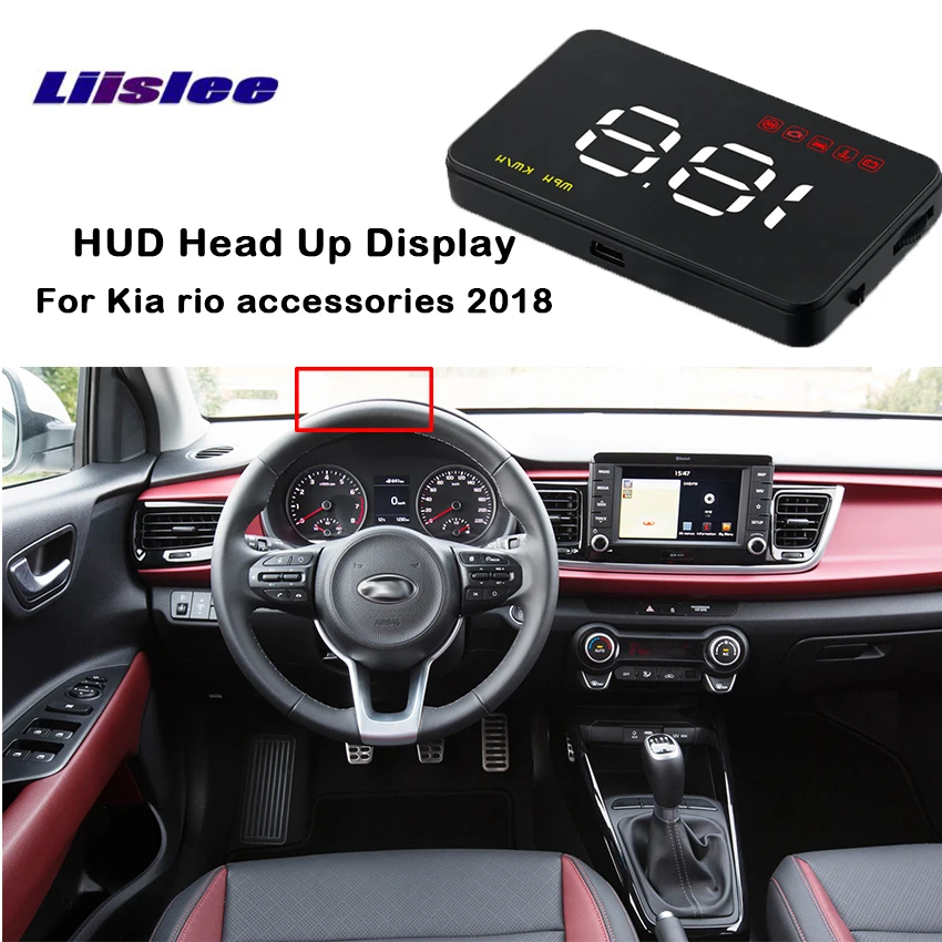 Liislee для аксессуары Kia rio Авто Дисплей навигации A1000 автомобиля посмотрел проектор