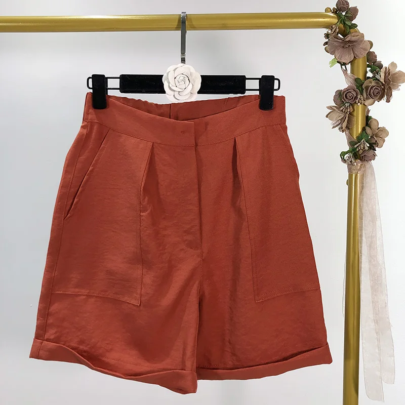 Брючный костюм 2019 летний маленький жилет без рукавов Длинный + шорты с высокой